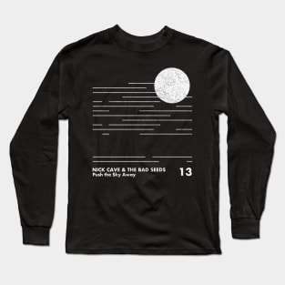 Nick Cave & The Bad Seeds / Minimal Graphic Design Tribute T-Shirt Long Sleeve T-Shirt